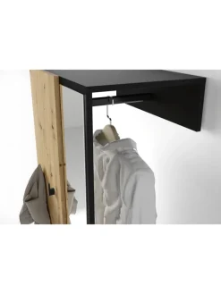 byLiving Garderoben<Kompaktgarderobe ANDORRA in Artisan Eiche (Eiche-Optik) B 55, H 187,5, T 40,5 cm