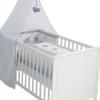 roba Babymöbel<Komplettbettset Jumbotwins inkl. Himmel, Nest & Matratze 70 x 140 cm - Weiß