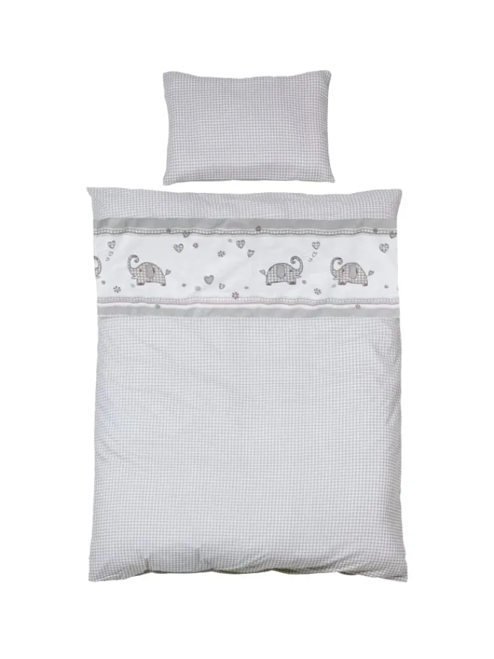 roba Babymöbel<Komplettbettset Jumbotwins inkl. Himmel, Nest & Matratze 70 x 140 cm - Weiß