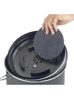 Wenko Mülleimer<Komposteimer "Nero" in Schwarz - 6 l