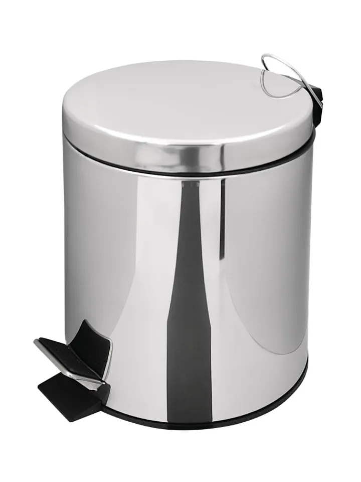 RIDDER Mülleimer<Kosmetikeimer, Abfalleimer Timon 5 Liter chrom