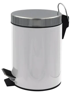 RIDDER Mülleimer<Kosmetikeimer, Abfalleimer Timon 5 Liter weiß