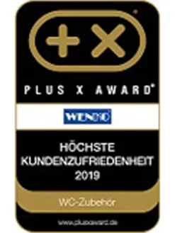 Wenko Mülleimer<Kosmetikeimer in Chrom - 800 ml