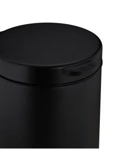 relaxdays Mülleimer<Kosmetikeimer in Schwarz - 3 Liter