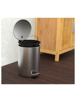 Schütte Mülleimer<Kosmetik-Treteimer in Chrom - 3 l