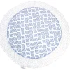 Emma+Noah Wohndecken & Plaids<Krabbeldecke "Sheer Boho" in Blau/ Weiß - Ø 100 cm