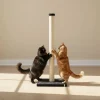 Paws&Whiskers Katzen<Kratzbaum ''Aero'' in Schwarz - (B)37,5 x (H)102 x (T)37,5 cm