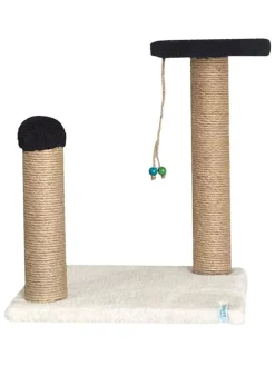 Paws&Whiskers Katzen<Kratzbaum ''Liza'' in Schwarz - (B)35 x (H)44 x (T)28 cm