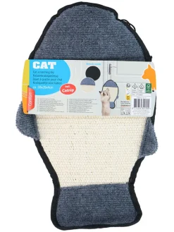 Edco Katzen<Kratzmatte in Grau/ Creme - (L)38 x (B)26 cm