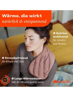 Leschi Wärmflaschen & -Kissen<Körnerkissen 100 % Bio-Baumwolle, Wärmekissen "Rechteck" in rosa