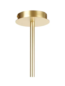 Beliani Decken- & Hängeleuchten<Kronleuchter FORBES in Gold/Weiß - (W) 80 x (H) 80 x (L) 80 cm