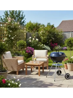 relaxdays Grillen<Kugelgrill in Schwarz