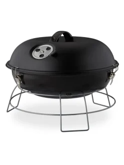 relaxdays Grillen<Kugelgrill in Schwarz - Ø 36 cm