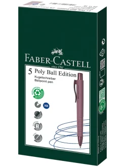 Faber-Castell Büro- & Schulbedarf<Kugelschreiber "Poly Ball Urban" in Bordeaux