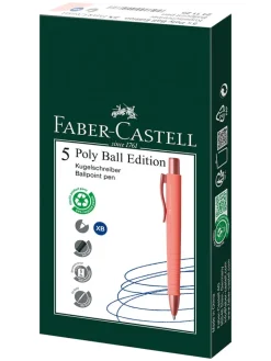 Faber-Castell Büro- & Schulbedarf<Kugelschreiber "Poly Ball Urban" in Koralle
