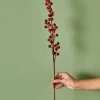 BELLA MAISON Kerzen, Vasen & Mehr<Kunstpflanze "Christmas Dal" in Rot - (H)75 cm