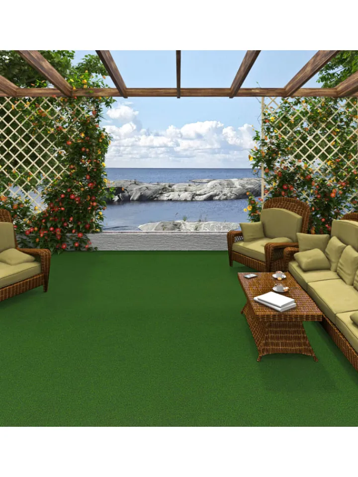 Snapstyle Outdoorteppiche<Kunstrasen Rasenteppich mit Noppen Kingston in Groen
