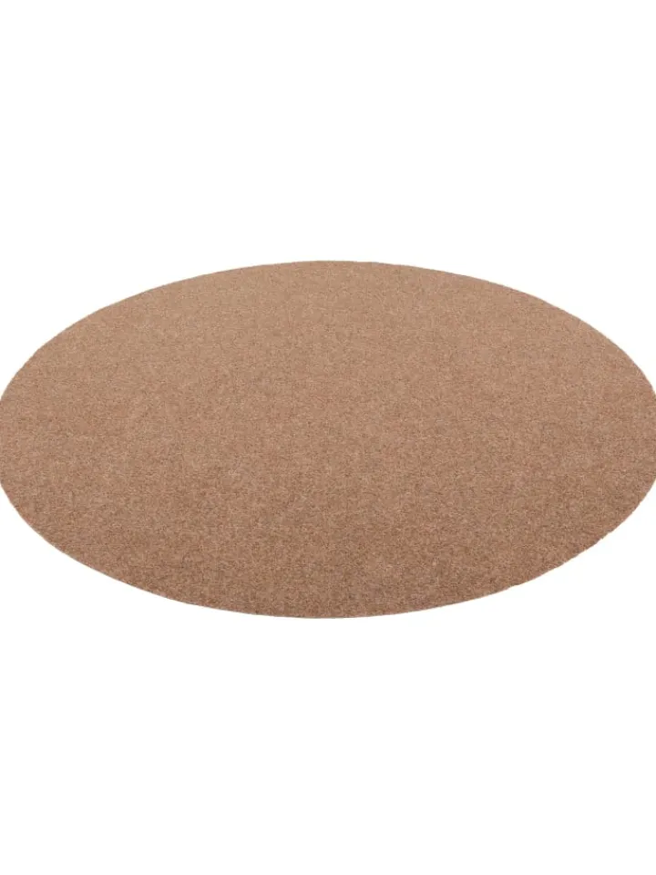 Snapstyle Outdoorteppiche<Kunstrasen Rasenteppich mit Noppen Kingston Rund in Beige