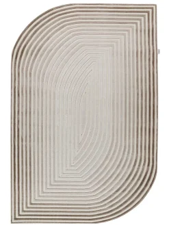 Conceptum Hypnose Teppiche & Fußmatten<Kurzflor-Teppich ''Amorf - Ar004'' in Beige/ Hellbraun