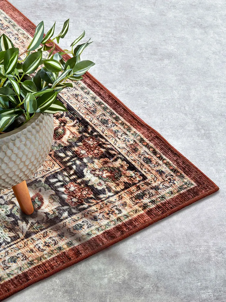 Hanse Home Teppiche & Fußmatten<Kurzflor-Teppich "Asya" in Rot/ Blau