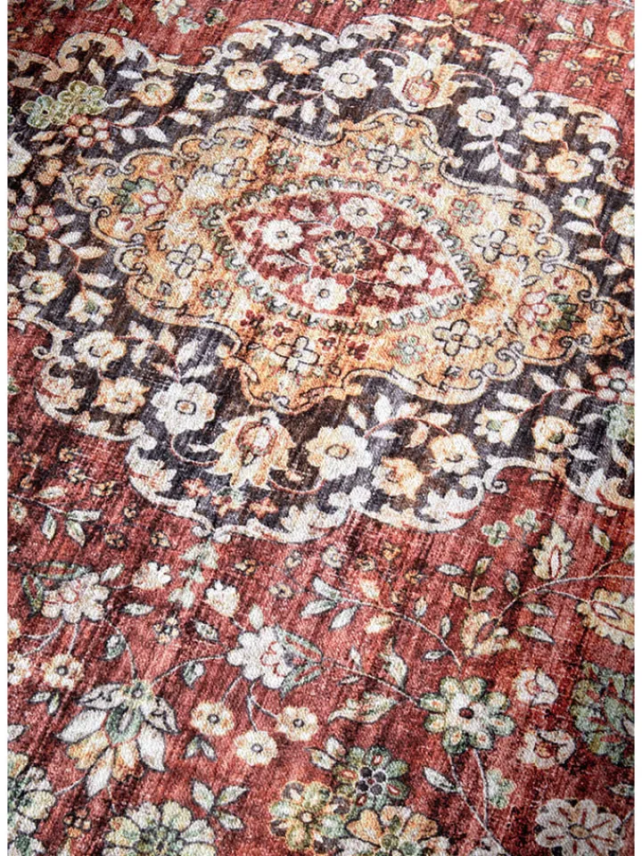 Hanse Home Teppiche & Fußmatten<Kurzflor-Teppich "Asya" in Rot/ Blau
