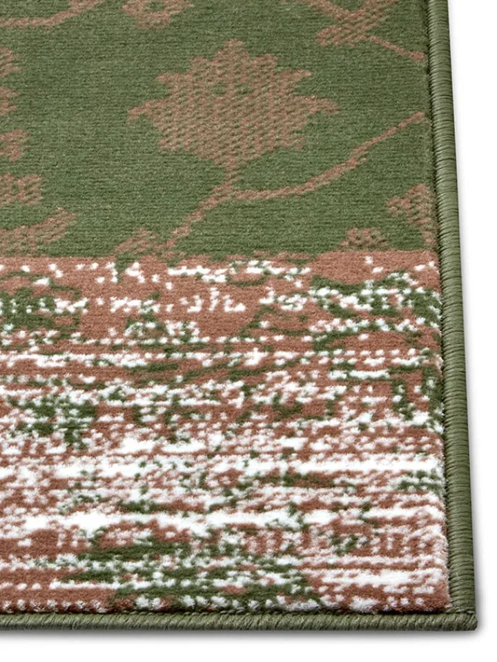 Hanse Home Teppiche & Fußmatten<Kurzflor-Teppich "Bloques" in Grün/ Hellbraun