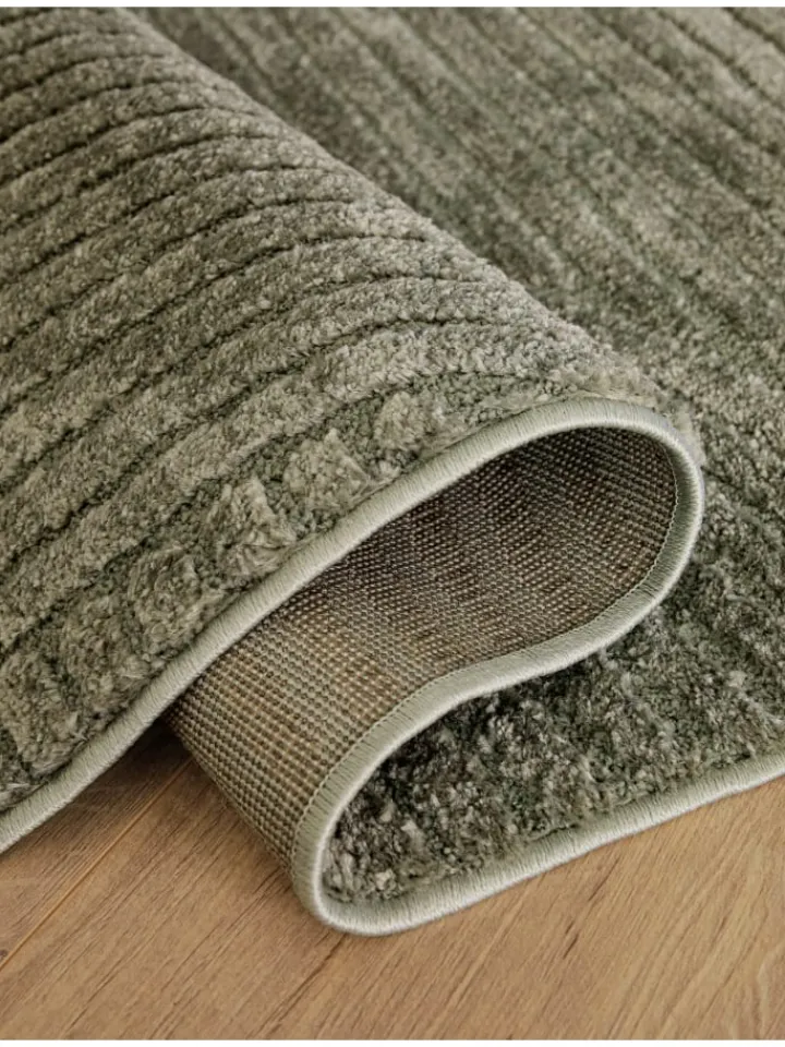 Wecon Home Teppiche & Fußmatten<Kurzflorteppich Bolen in oliv grün