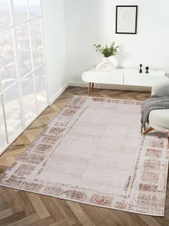 Mioli Teppiche & Fußmatten<Kurzflor-Teppich ''Elex'' in Beige/ Braun