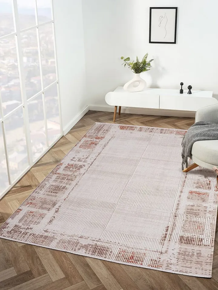 Mioli Teppiche & Fußmatten<Kurzflor-Teppich ''Elex'' in Beige/ Braun