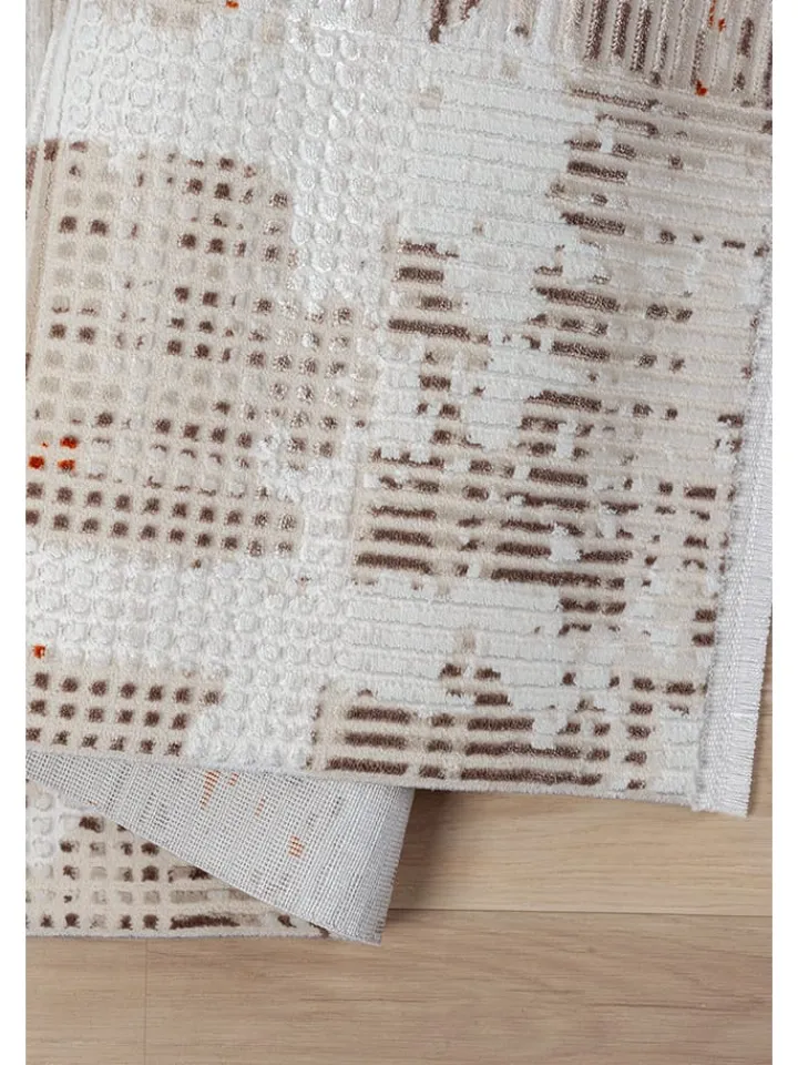 Mioli Teppiche & Fußmatten<Kurzflor-Teppich ''Elex'' in Beige/ Braun