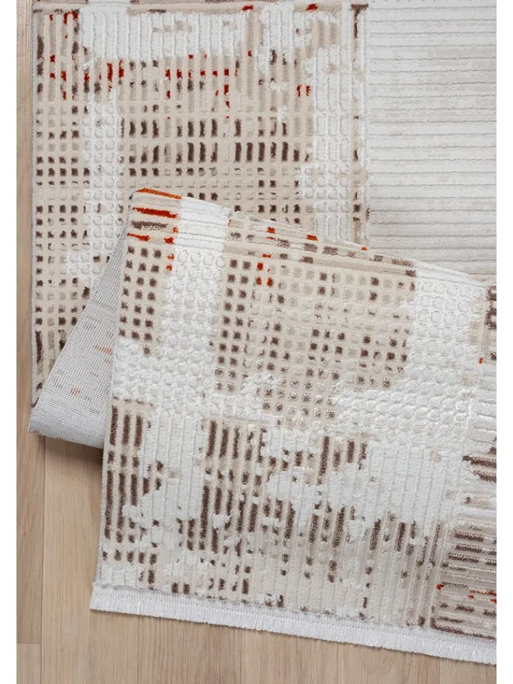 Mioli Teppiche & Fußmatten<Kurzflor-Teppich ''Elex'' in Beige/ Braun
