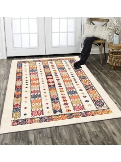 Mioli Teppiche & Fußmatten<Kurzflor-Teppich "Els" in Bunt/ Creme