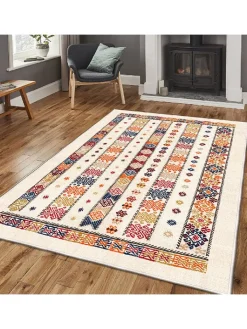 Mioli Teppiche & Fußmatten<Kurzflor-Teppich "Els" in Bunt/ Creme