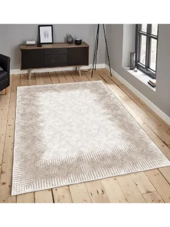 ABERTO DESIGN Teppiche & Fußmatten<Kurzflor-Teppich in Beige