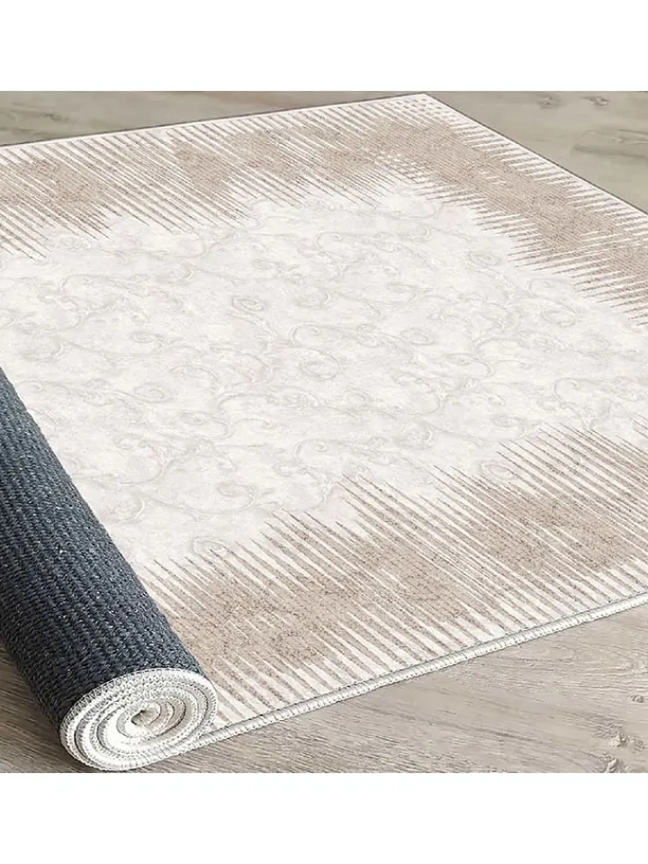 ABERTO DESIGN Teppiche & Fußmatten<Kurzflor-Teppich in Beige