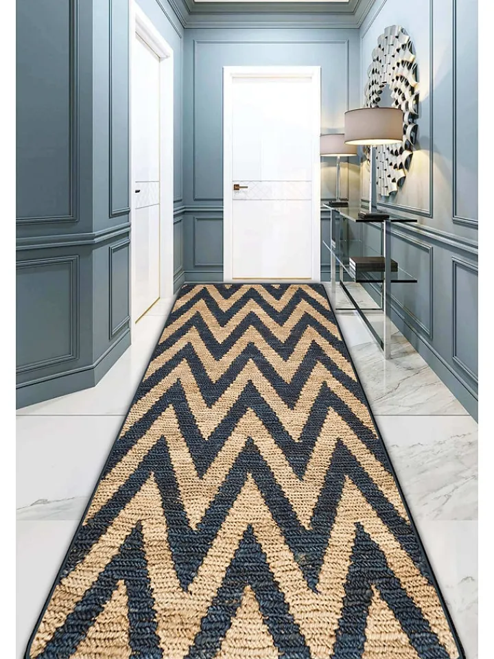 Mioli Teppiche & Fußmatten<Kurzflor-Teppich in Beige/ Dunkelblau