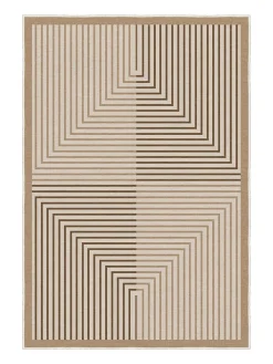 CARPET DIEM Teppiche & Fußmatten<Kurzflor-Teppich in Beige/ Hellbraun/ Braun