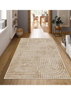 CARPET DIEM Teppiche & Fußmatten<Kurzflor-Teppich in Beige/ Hellbraun