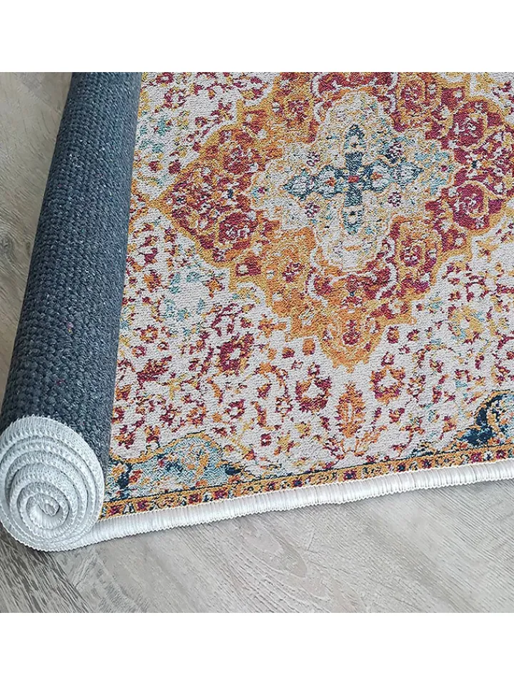 ABERTO DESIGN Teppiche & Fußmatten<Kurzflor-Teppich in Bunt