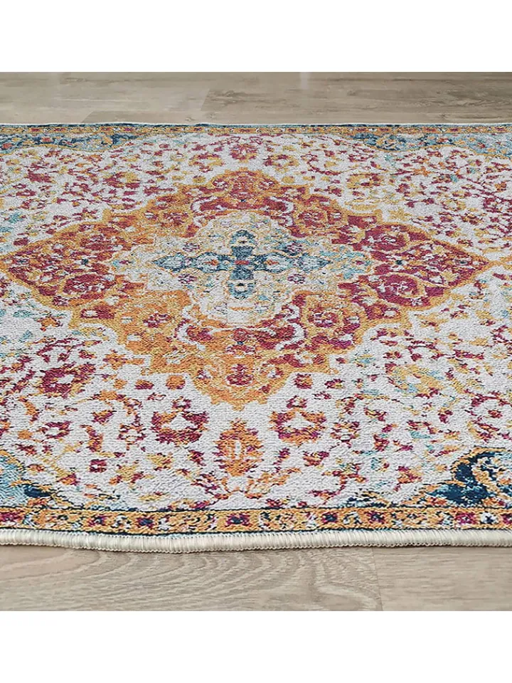 ABERTO DESIGN Teppiche & Fußmatten<Kurzflor-Teppich in Bunt