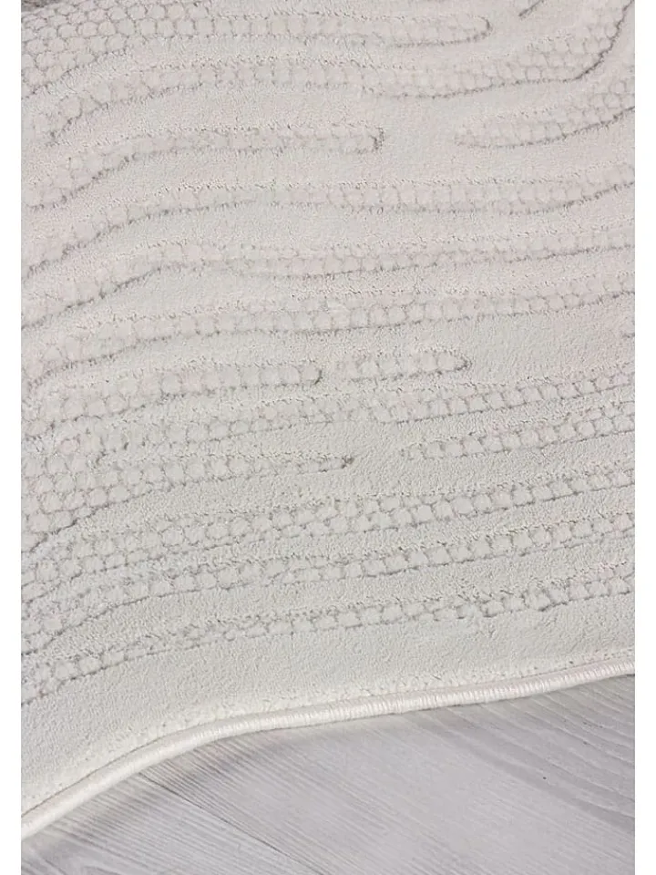 ABERTO DESIGN Teppiche & Fußmatten<Kurzflor-Teppich in Creme