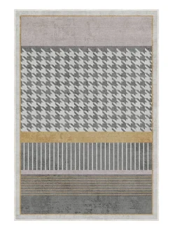 CARPET DIEM Teppiche & Fußmatten<Kurzflor-Teppich in Grau/ Hellbraun