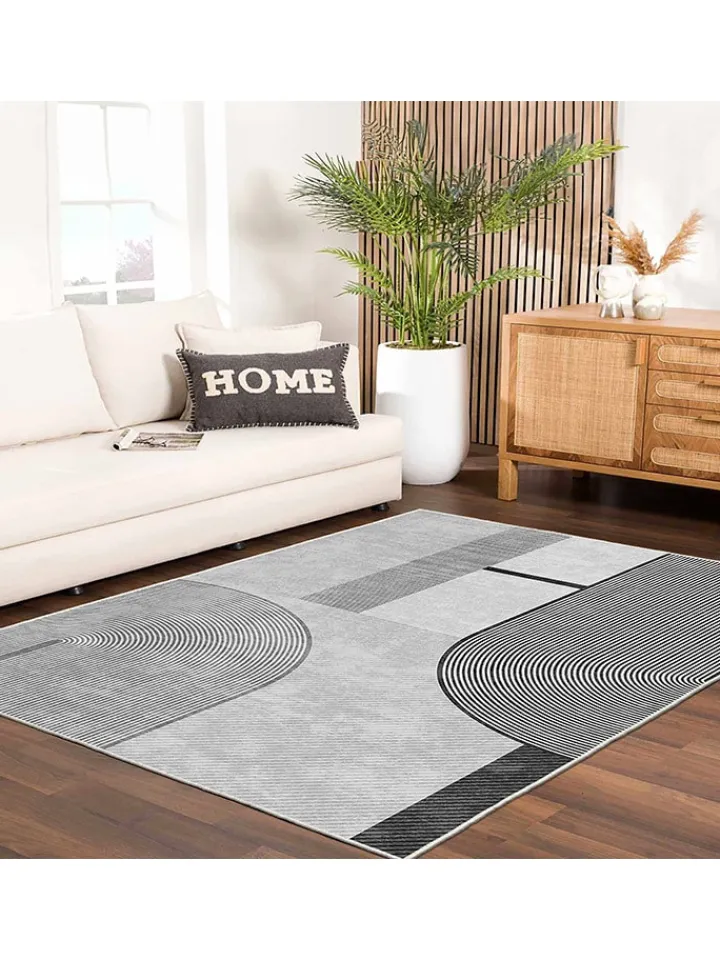 Conceptum Hypnose Teppiche & Fußmatten<Kurzflor-Teppich ''Infkece14'' in Grau