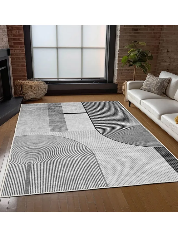 Conceptum Hypnose Teppiche & Fußmatten<Kurzflor-Teppich ''Infkece14'' in Grau