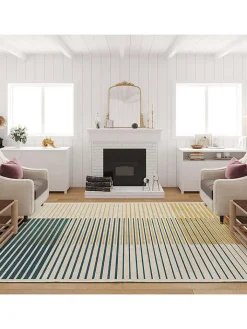 Mioli Teppiche & Fußmatten<Kurzflor-Teppich "Kece" in Creme/ Gelb