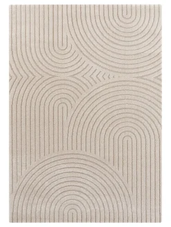 Elle Decoration Teppiche & Fußmatten<Kurzflor-Teppich "New York" in Creme