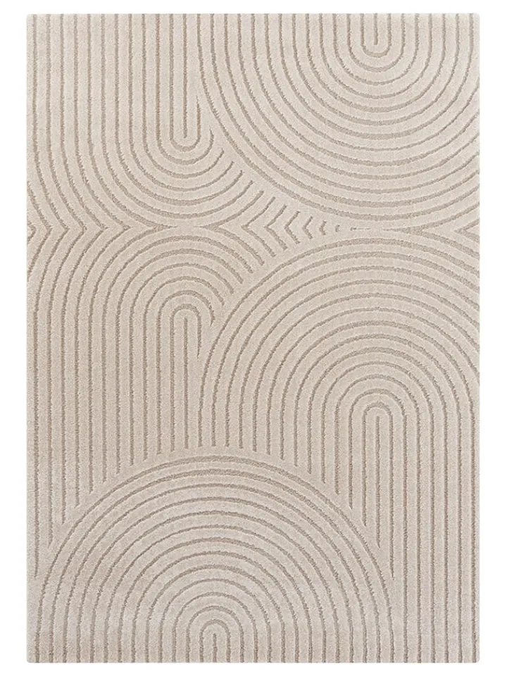Elle Decoration Teppiche & Fußmatten<Kurzflor-Teppich "New York" in Creme