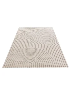 Elle Decoration Teppiche & Fußmatten<Kurzflor-Teppich "New York" in Creme