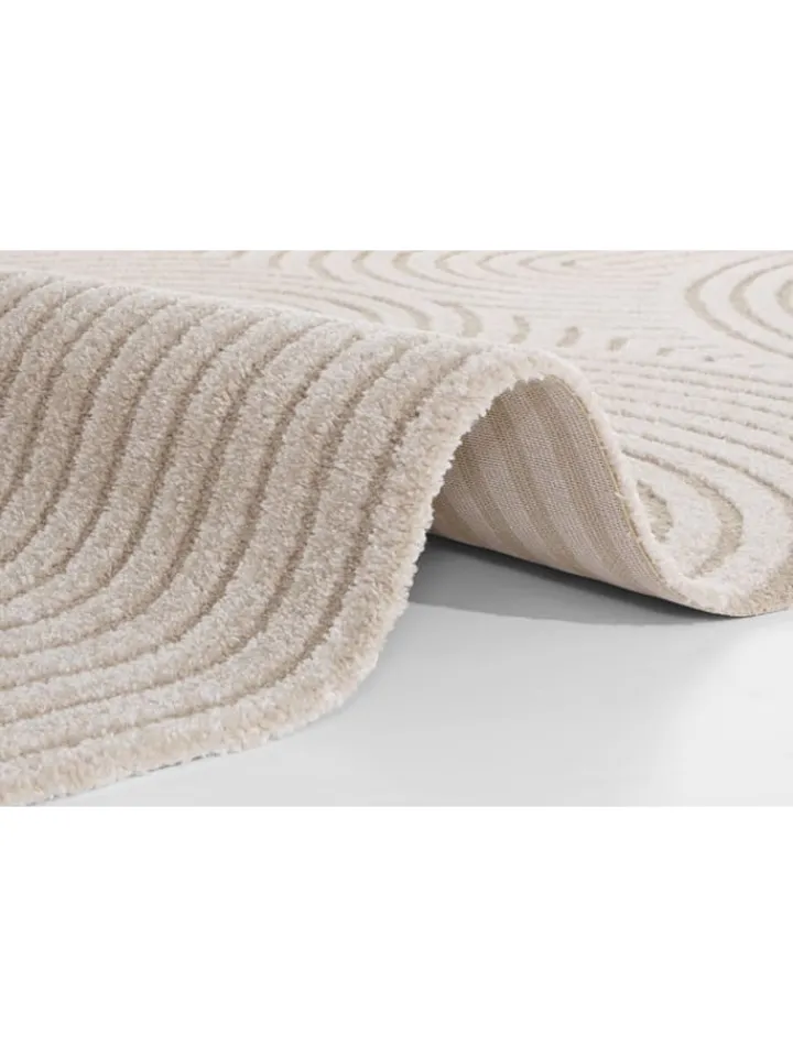 Elle Decoration Teppiche & Fußmatten<Kurzflor-Teppich "New York" in Creme