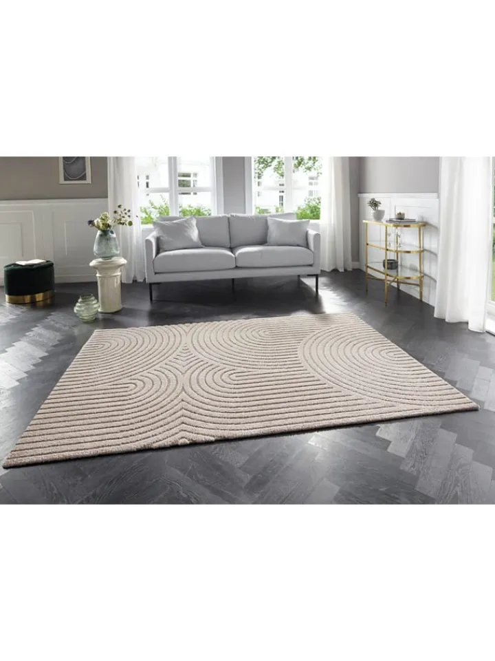 Elle Decoration Teppiche & Fußmatten<Kurzflor-Teppich "New York" in Creme